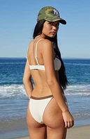 Pacsun Ivory Claudia Tie Side Bikini Bottom