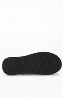 LUSSO CLOUD Tan Draper Suede Slippers