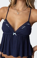 Edikted Dream Babydoll Waffle Tank Top