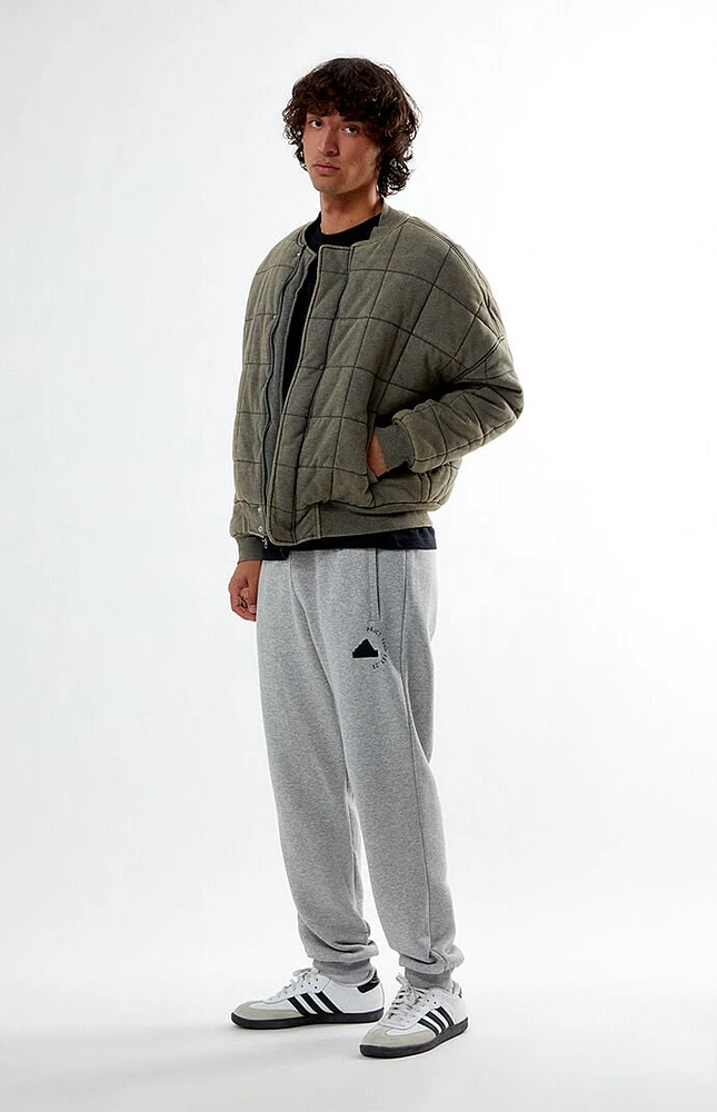 adidas Heather Grey Sweatpants