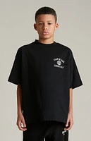 Fear of God Essentials Kids Black University Crew Neck T-Shirt