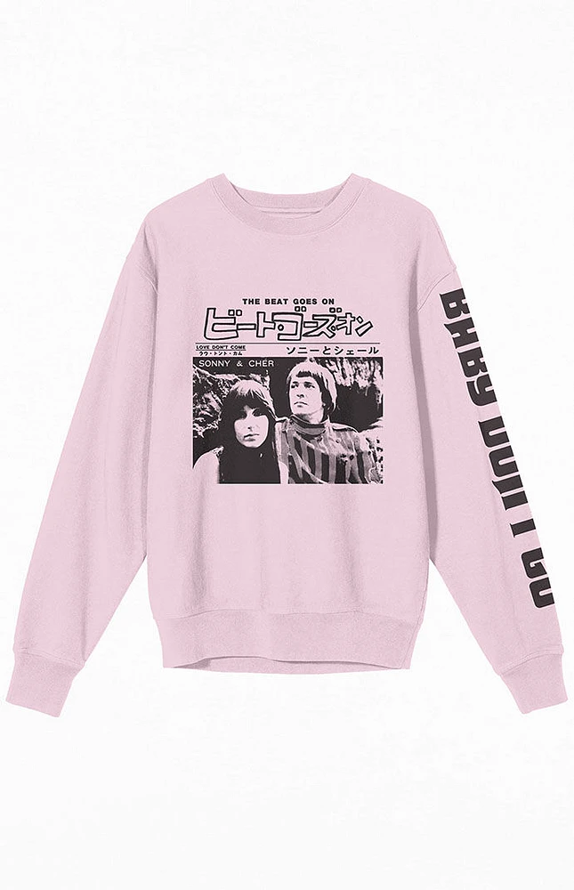 Sonny & Cher Crew Neck Sweatshirt