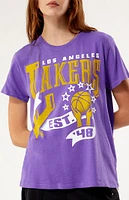 Junk Food Los Angeles Lakers Banner Vintage T-Shirt