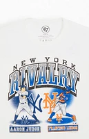 47 Brand NY Yankees Mets Baseball Rivalry T-Shirt