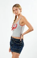 PS / LA Scrunch Bow Tank Top