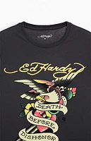 Ed Hardy Death Before Dishonor Eagle T-Shirt