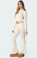 Edikted Bloom Baby Flared Leggings