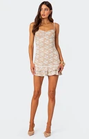 Edikted Tammi Lace Mini Dress