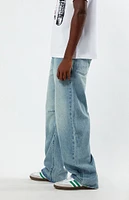 PacSun Light Indigo Baggy Barrel Jeans