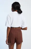 Pull-On Linen Shorts