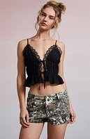 Third Charm Tree Camo Shorts