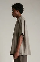 Fear of God Essentials Heather Grey Heavy Crew Neck T-Shirt