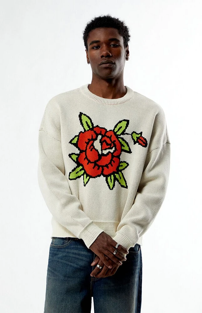 PacSun Rose Crew Neck Sweater