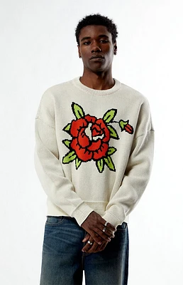 PacSun Rose Crew Neck Sweater