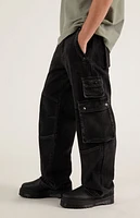 Pacsun Dylan Baggy Cargo Jeans Black