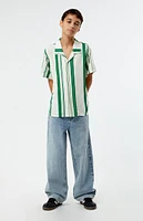 PacSun Kids Striped Camp Shirt