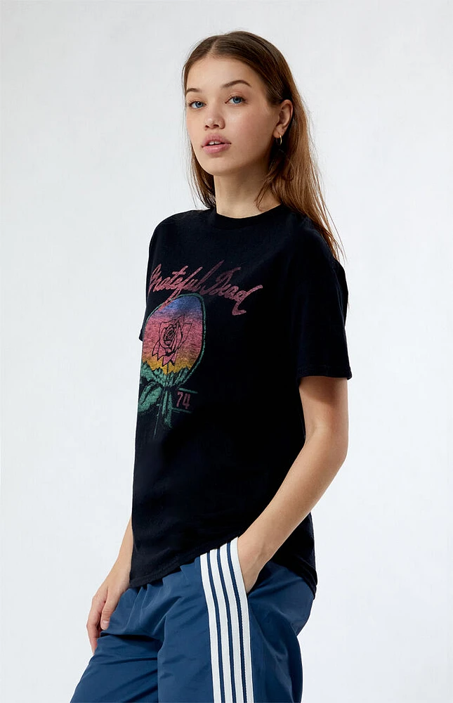 Junk Food Grateful Dead Rose T-Shirt