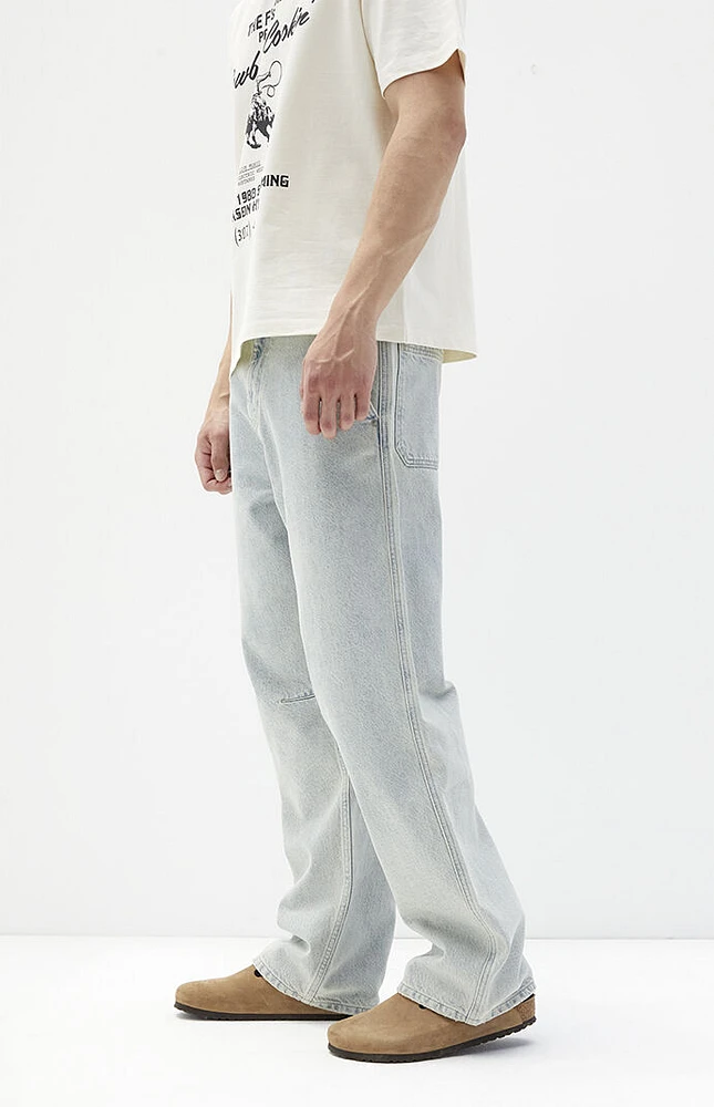 PacSun Light Indigo Baggy Cargo Jeans