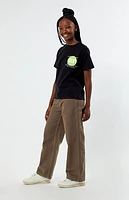 Pacsun Kids Brown Baggy Carpenter Pants