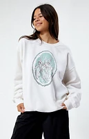 Golden Hour Angels Frame Crew Neck Sweatshirt