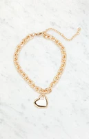 LA Hearts Cut Out Heart Bracelet