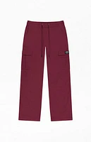 WeSC America Inc Burgundy Open Bottom Cargo Pants