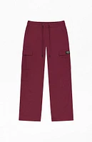 WeSC America Inc Burgundy Open Bottom Cargo Pants