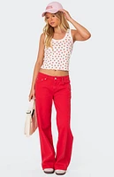 Edikted Berry Cool Printed Tank Top