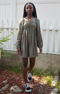Pacsun Kids Solid Long Sleeve Dress