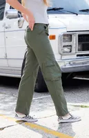 John Galt Green Kim Cargo Pants