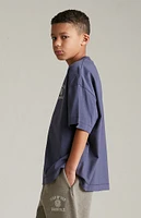 Fear of God Essentials Kids Marine University Crew Neck T-Shirt