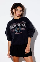 PacSun New York Football Crew Neck Sweatshirt