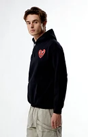 Ripple Junction Keith Haring Heart Hoodie