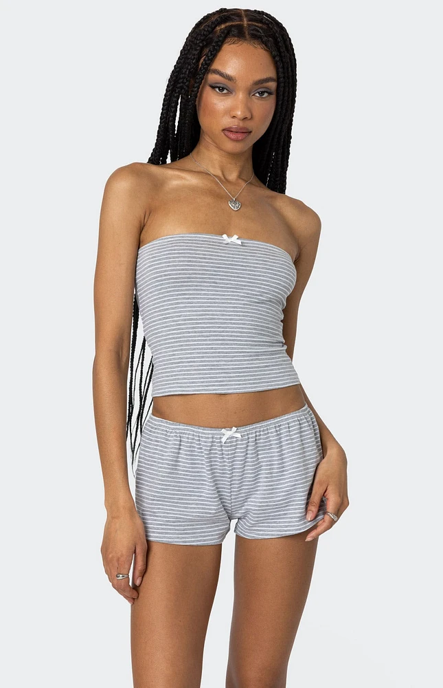 Edikted Astor Striped Tube Top