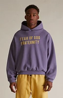 Fear of God Essentials Lavender Heavy Fleece Hoodie