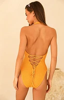 Dippin' Daisy's Yellow Cheryl One Piece Swimsuit