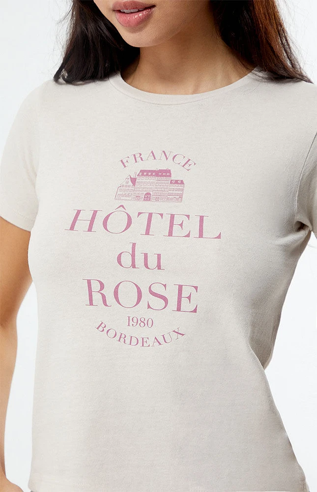 Golden Hour Hotel Rose France T-Shirt