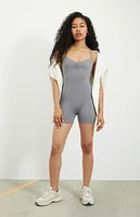 PAC 1980 WHISPER Active Gray A Cinch Onesie