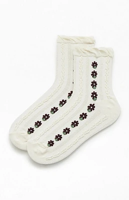 PacSun Daisy Textured Socks