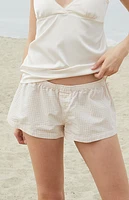 John Galt Light Pink Keira Boxer Shorts