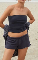 John Galt Navy Marcie Sweat Shorts