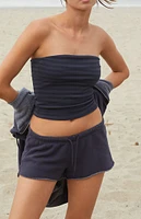 John Galt Navy Marcie Sweat Shorts