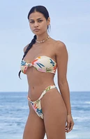 Stone Fox Multicolor Bijou High Cut Bikini Bottom