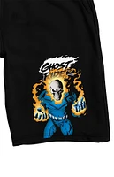 Ghost Rider Fiery Character Sweat Shorts