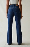 PacSun Eco Dark Blue Curve High Waisted Bootcut Jeans