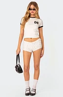Edikted Kassidy Contrast T Shirt