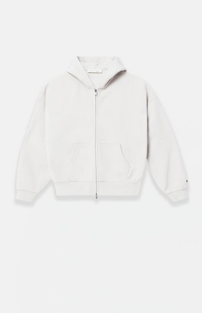 Fear of God Essentials Women's Cloud White Classic Zip Up Hoodie
