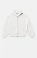 Fear of God Essentials Women's Cloud White Classic Zip Up Hoodie