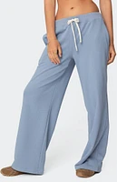 Edikted French Terry Straight Leg Sweatpants