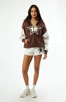Pacsun Starred Full Zip Hoodie